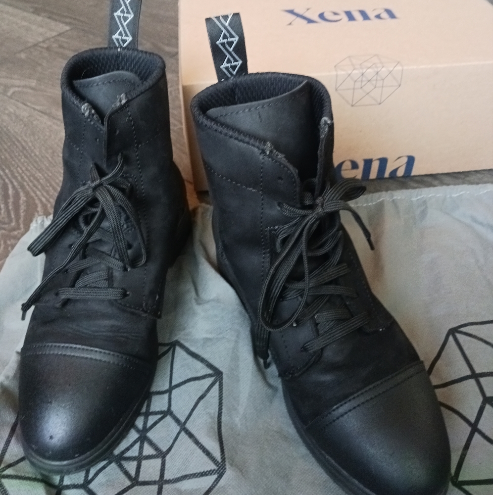 Xena steel toe buff leather boots - Picture 1 of 5